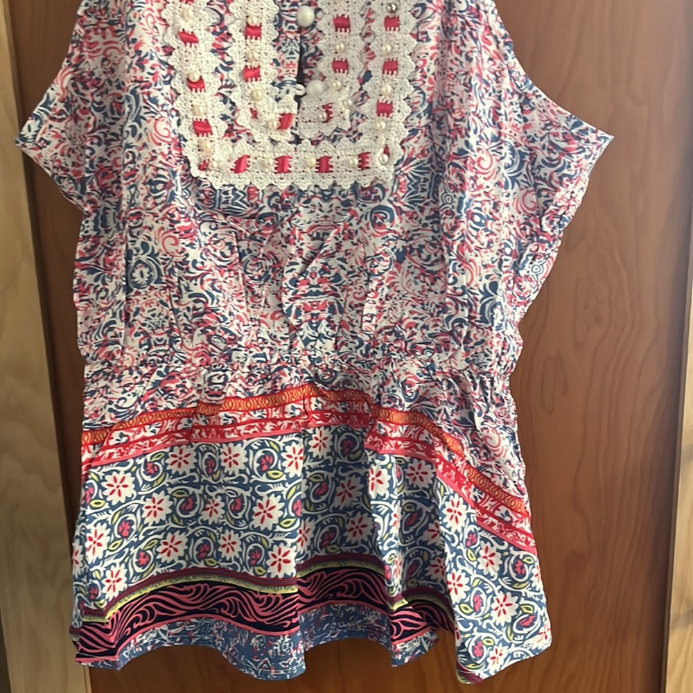 Dygarni California Women's Floral Blouse - Size Large - Picture 4 of 4